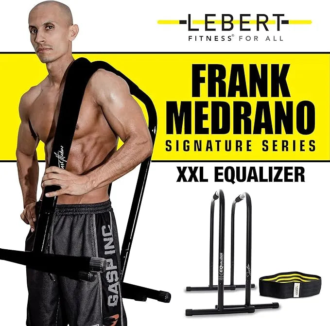 Lebert Fitness Equalizer with Resistance Band - XXL MATTE BLACK