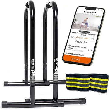 Lebert Fitness Equalizer with Resistance Band - XXL MATTE BLACK